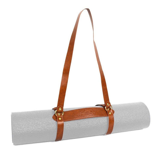 Vegan Leather Blanket or Yoga Mat Carrier