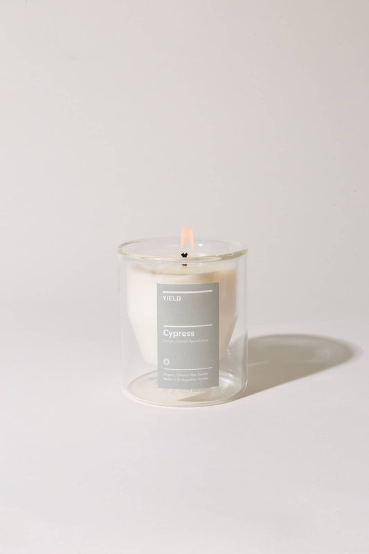 Cypress Double-Wall Candle