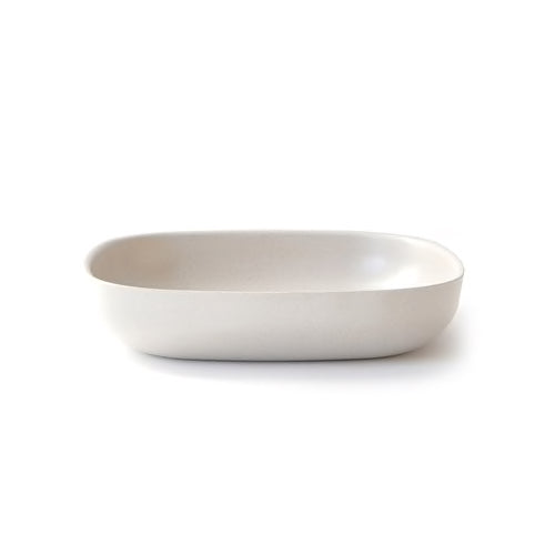 White Bamboo Pasta Plate Bowl