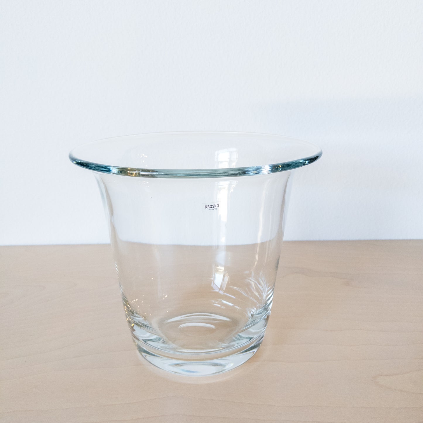 Vintage Krosno crystal champagne wine bucket