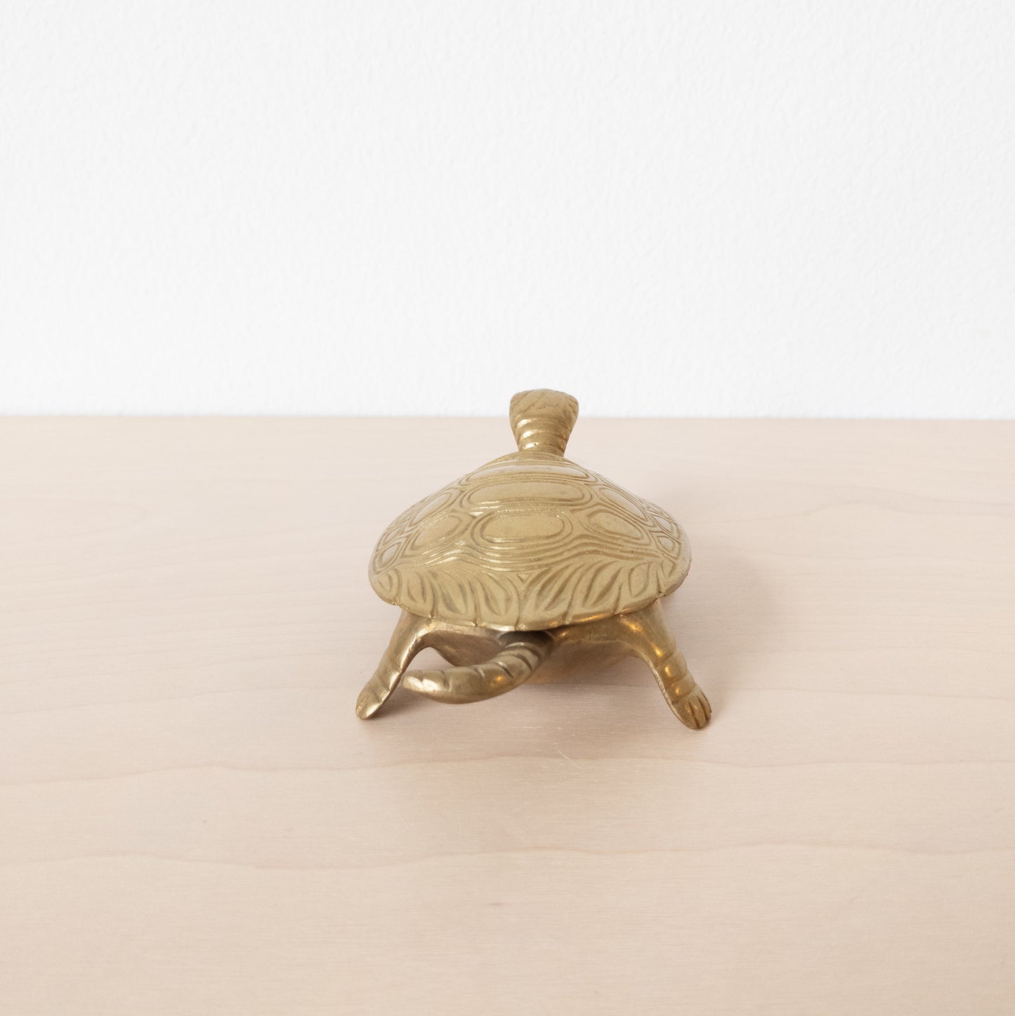 Vintage Brass Turtle Hinged Box