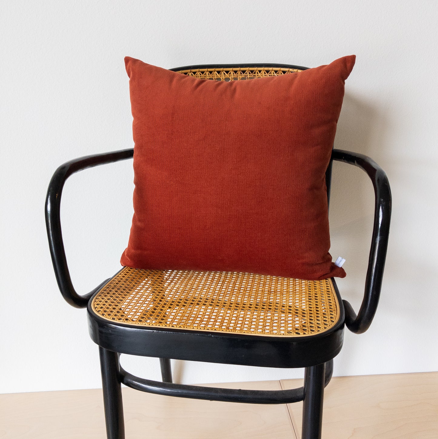 Rust Corduroy Pillow Cover