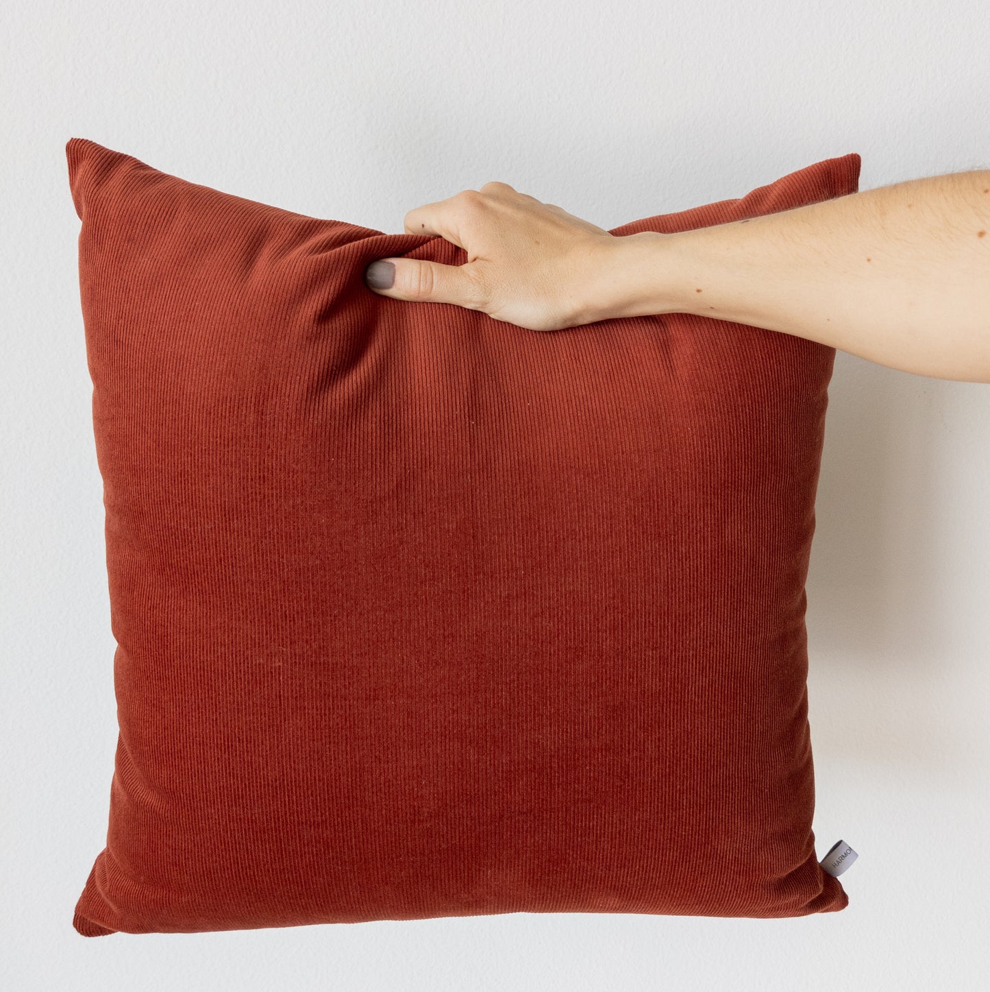 Rust Corduroy Pillow Cover