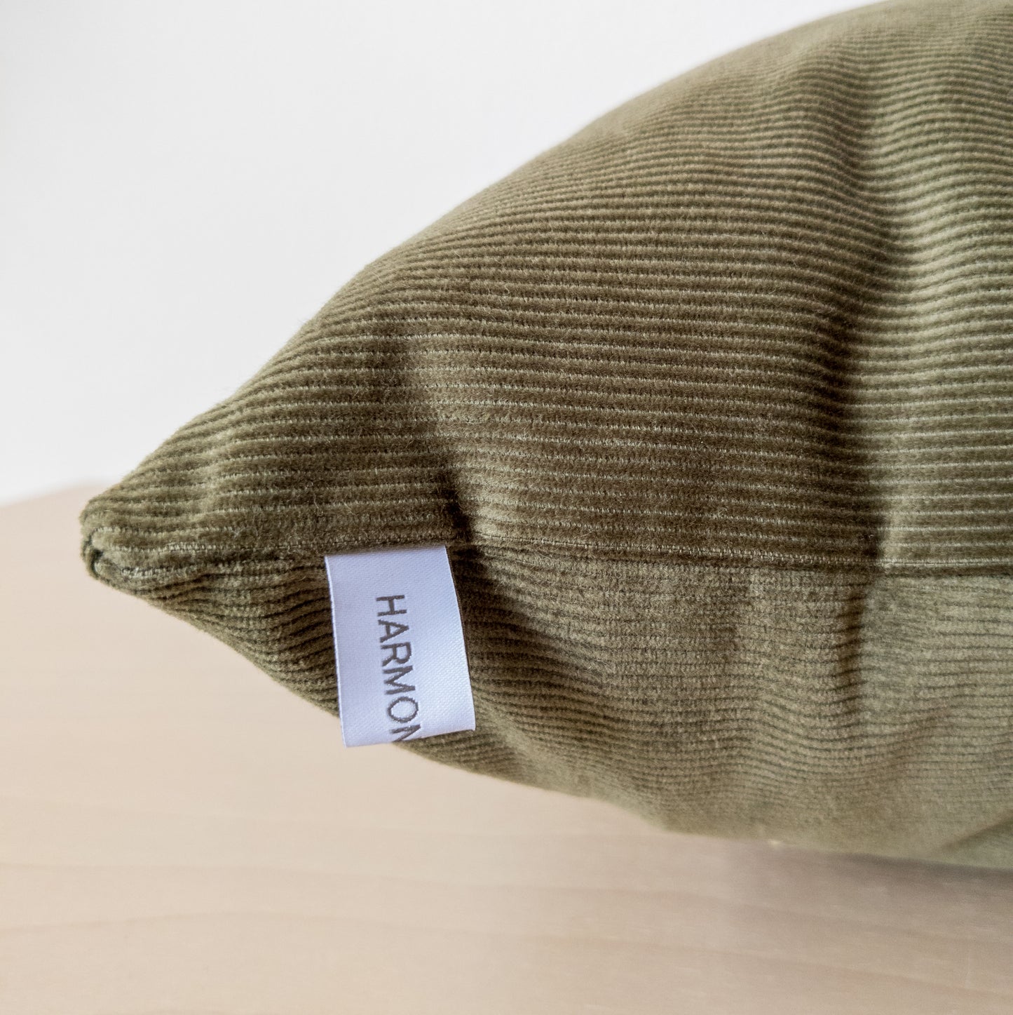 Olive Green Corduroy Pillow Cover