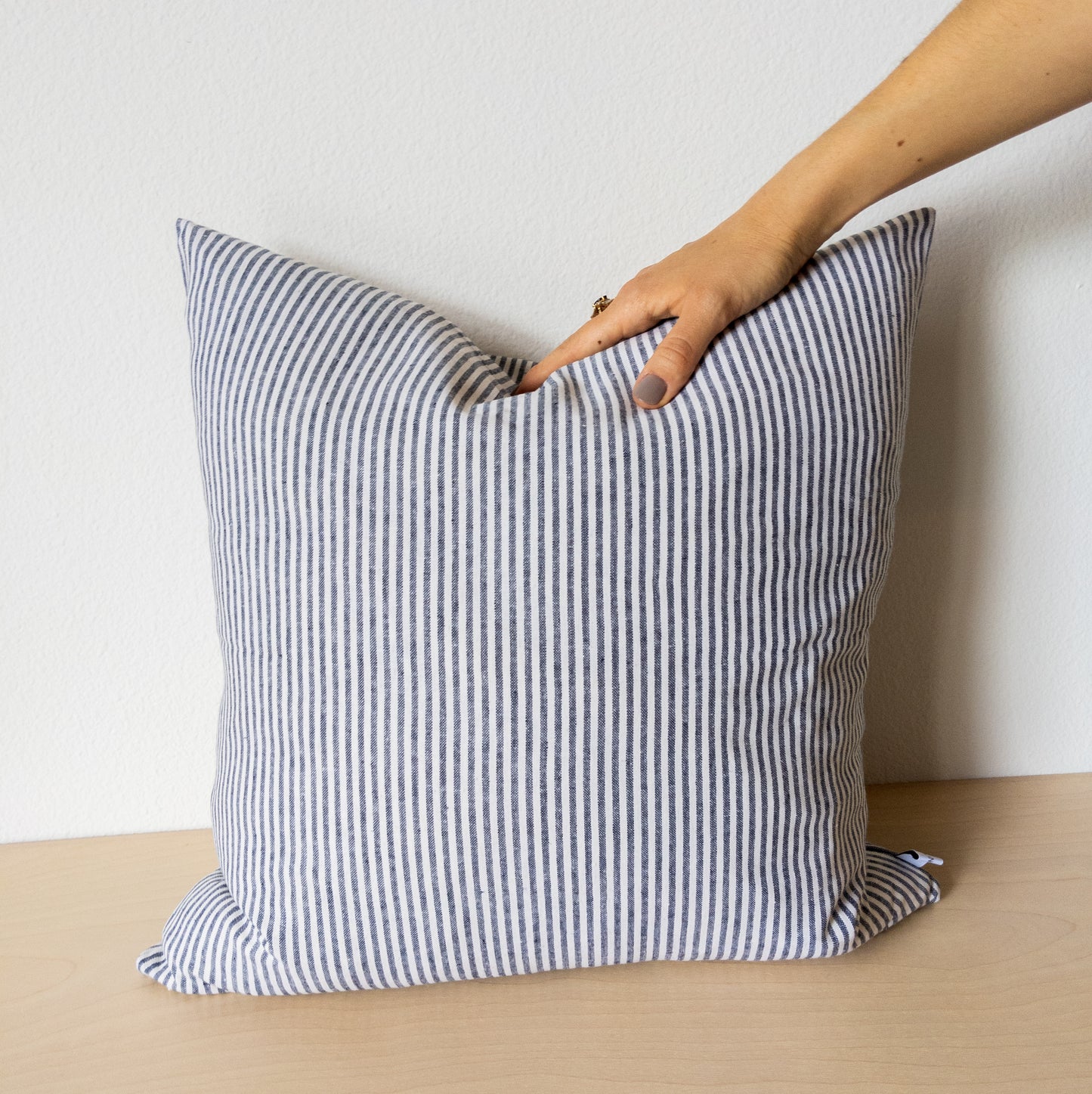 Indigo Stripe Pillow Cover
