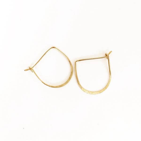 Meredith Hoops Semi Circle - gold