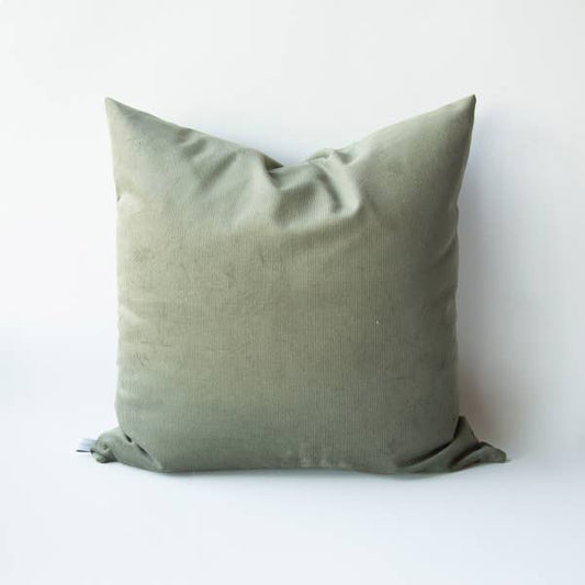 Olive Green Corduroy Pillow Cover