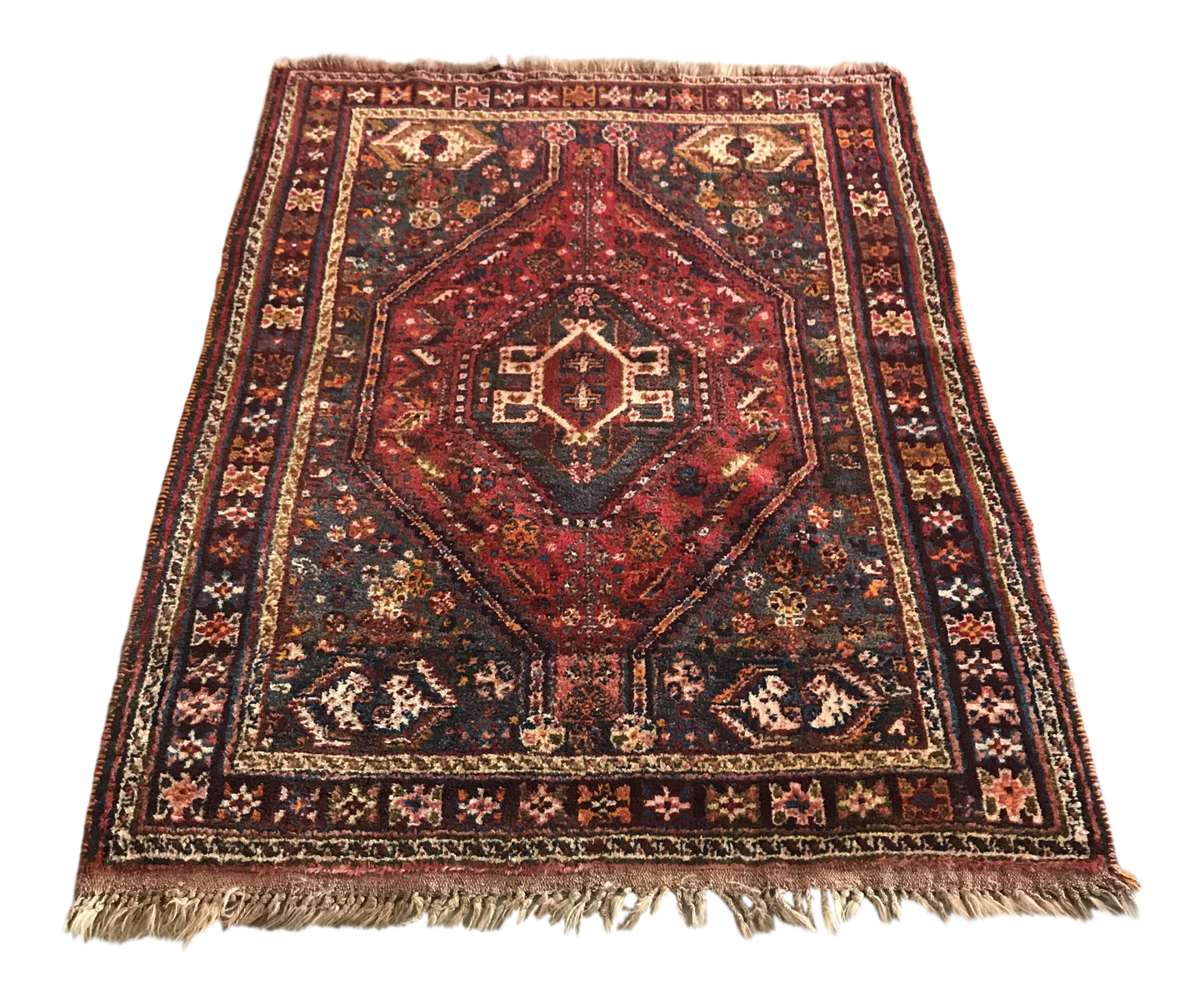 Semi-Antique Persian Accent Rug, 5’-3” x 4’