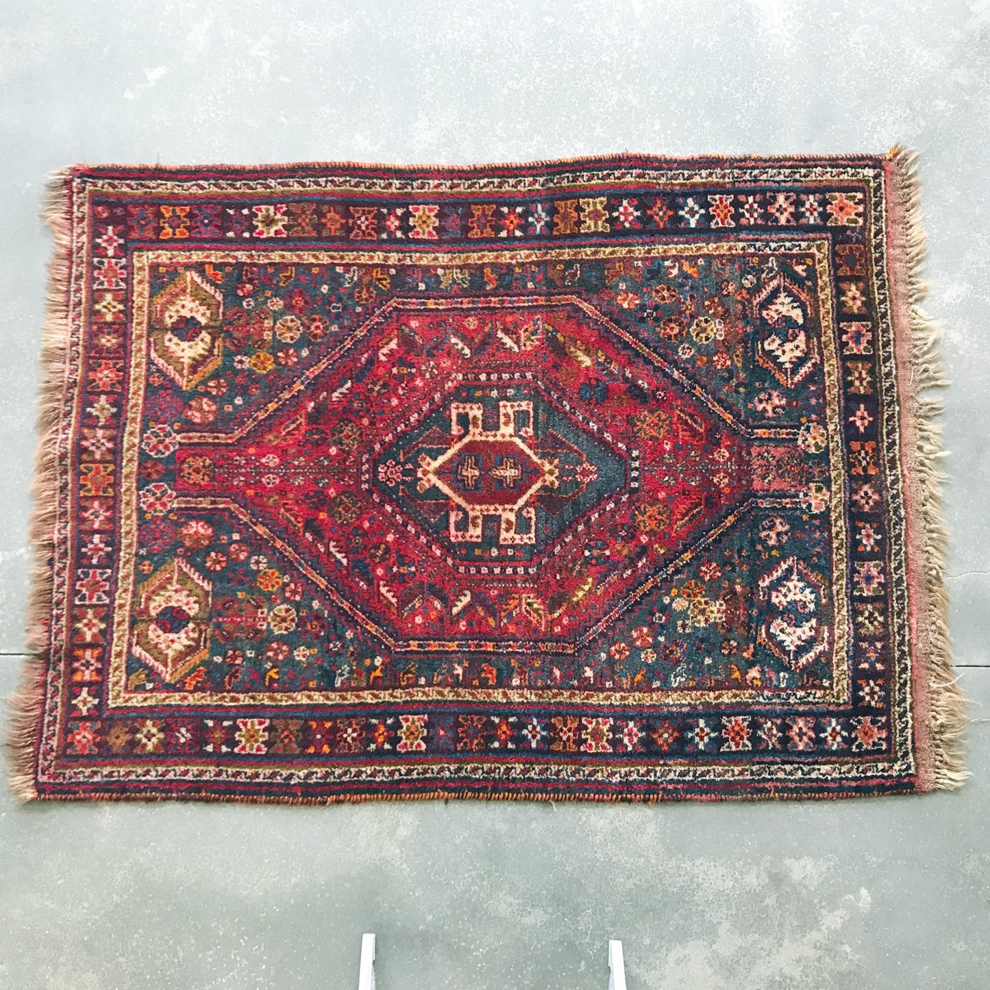 Semi-Antique Persian Accent Rug, 5’-3” x 4’