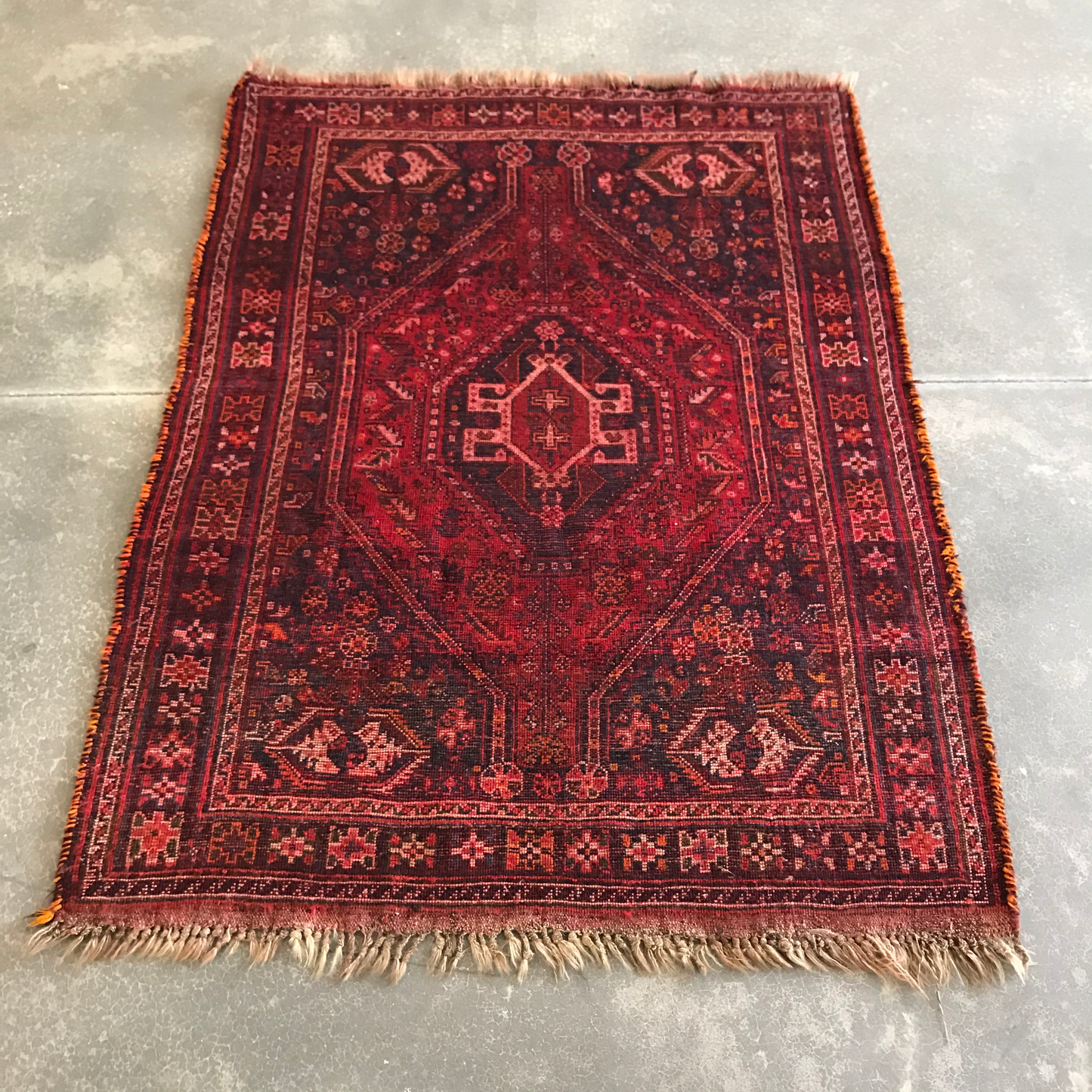 Semi-Antique Persian Accent Rug, 5’-3” x 4’