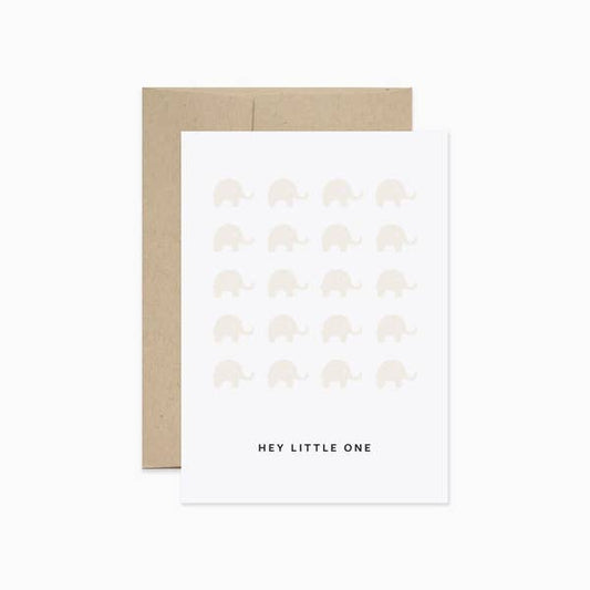 Hey Little One Greeting Card