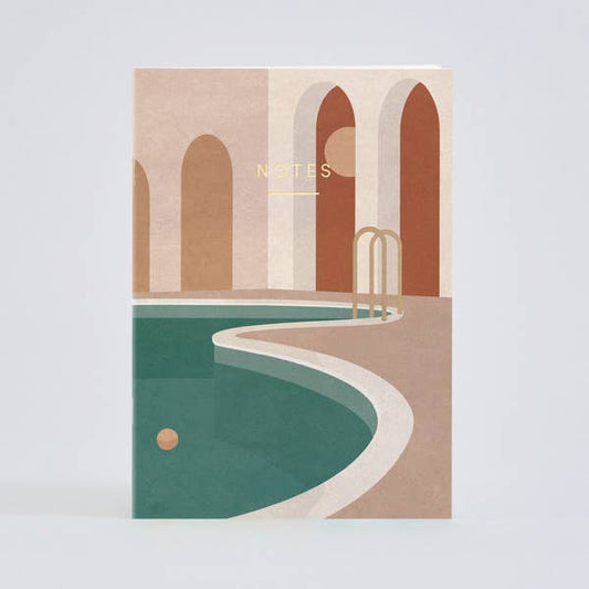 Pool with Arches Notebook