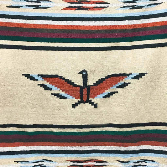 Southwest Mexican Handmade Thunderbird Blanket