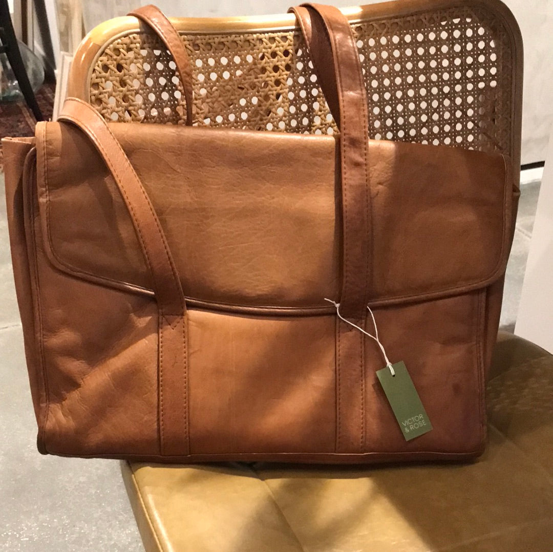 Vintage leather Briefcase Bag