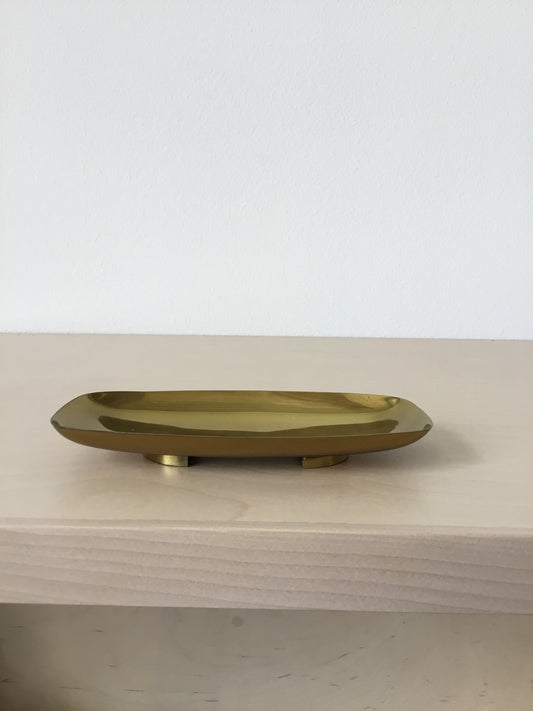 Vintage mcm Gorham brass dish