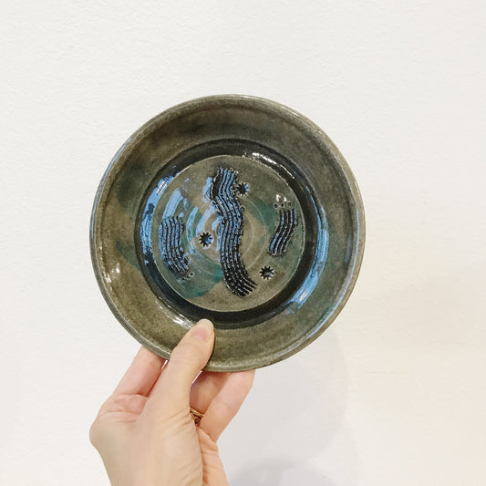 Vintage Small Studio Pottery Plate