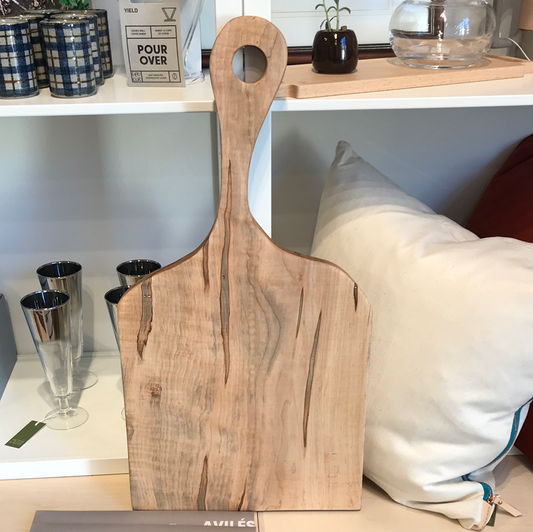 Maple Wood Paddle Serving Board